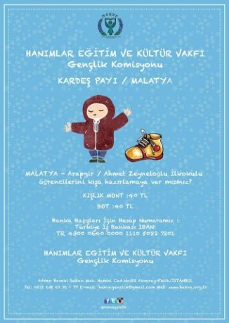 Kardeş Payı Malatya kampanya afişi