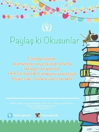 Paylaş Ki Okusunlar kampanya afişi