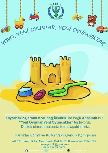 YOYO – Diyarbakır Çermik Korudağ İlkokulu kampanya afişi