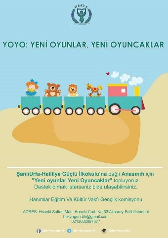 YOYO – Şanlıurfa Haliliye Güçlü İlkokulu kampanya afişi